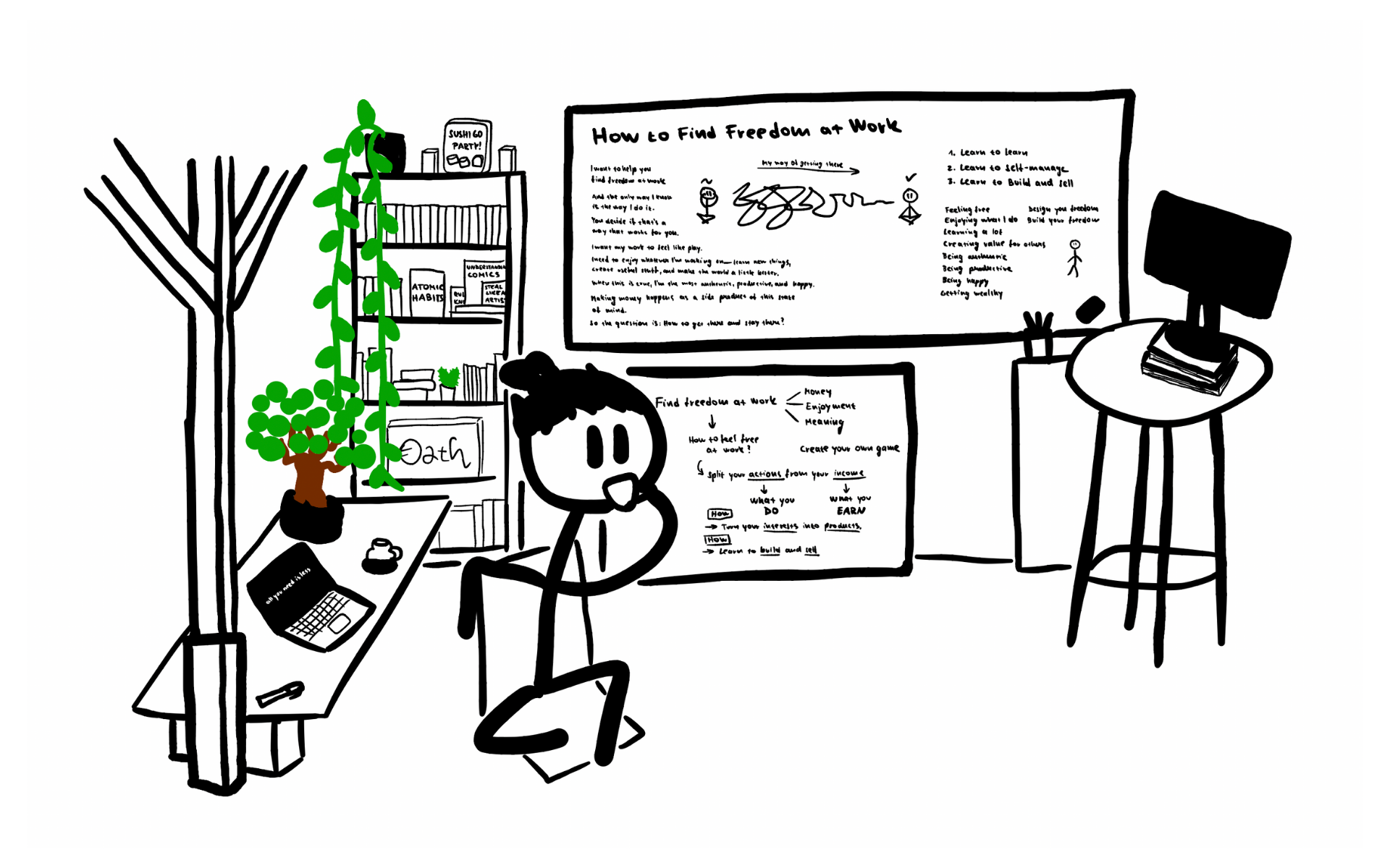 Find freedom at work