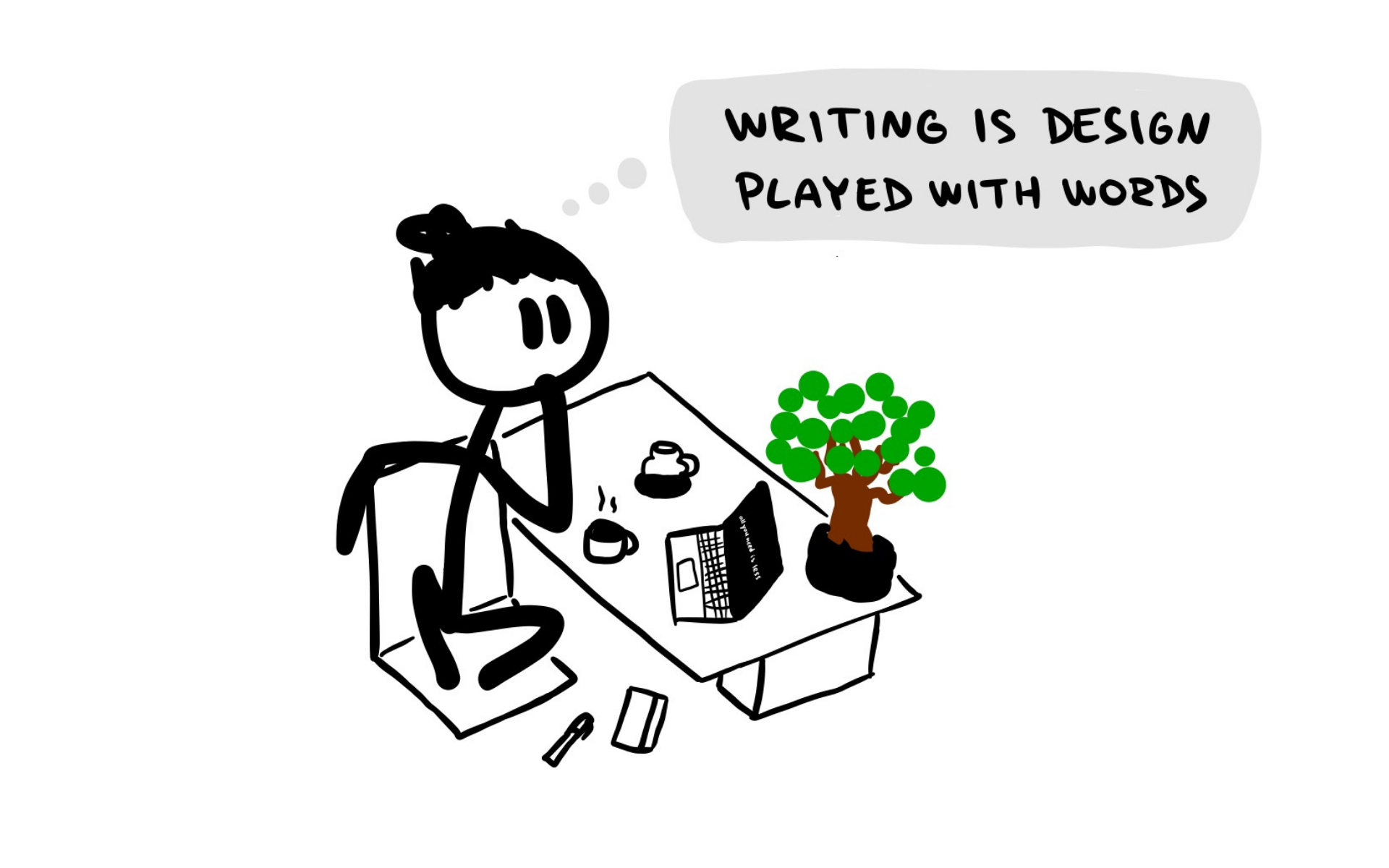 How to write books as a designer