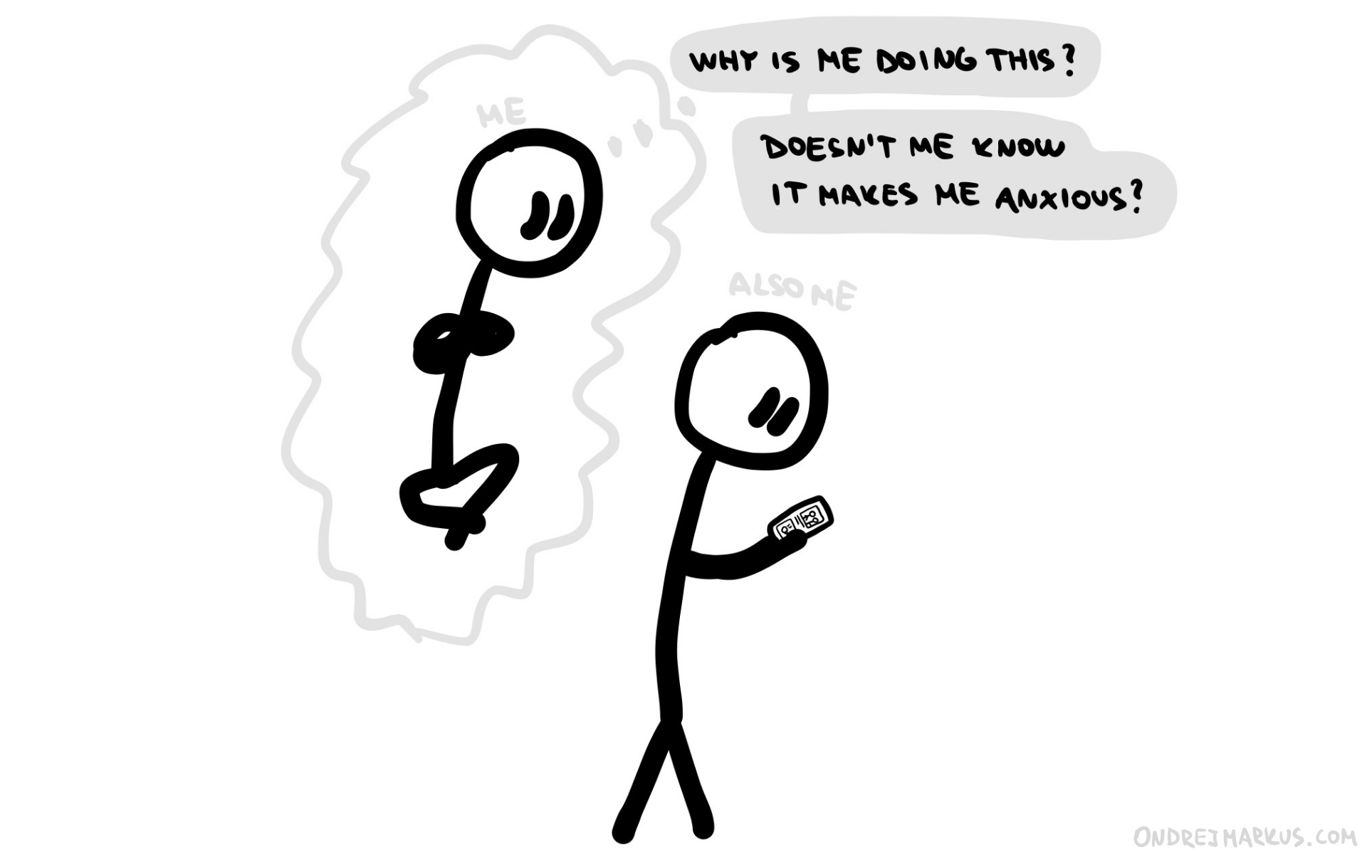 Watching myself do things I don&rsquo;t like