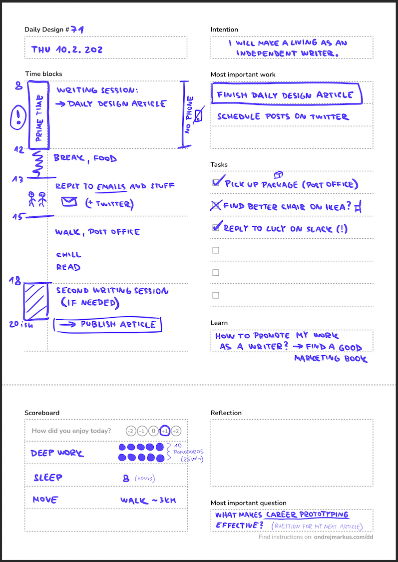 Example: My Daily Design