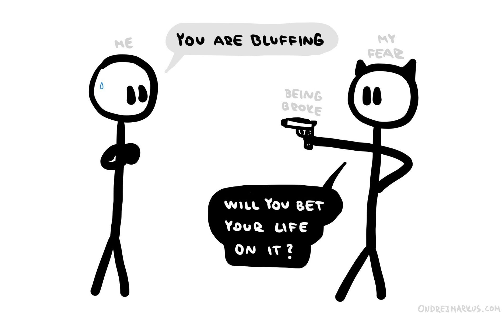 Coming close to being broke